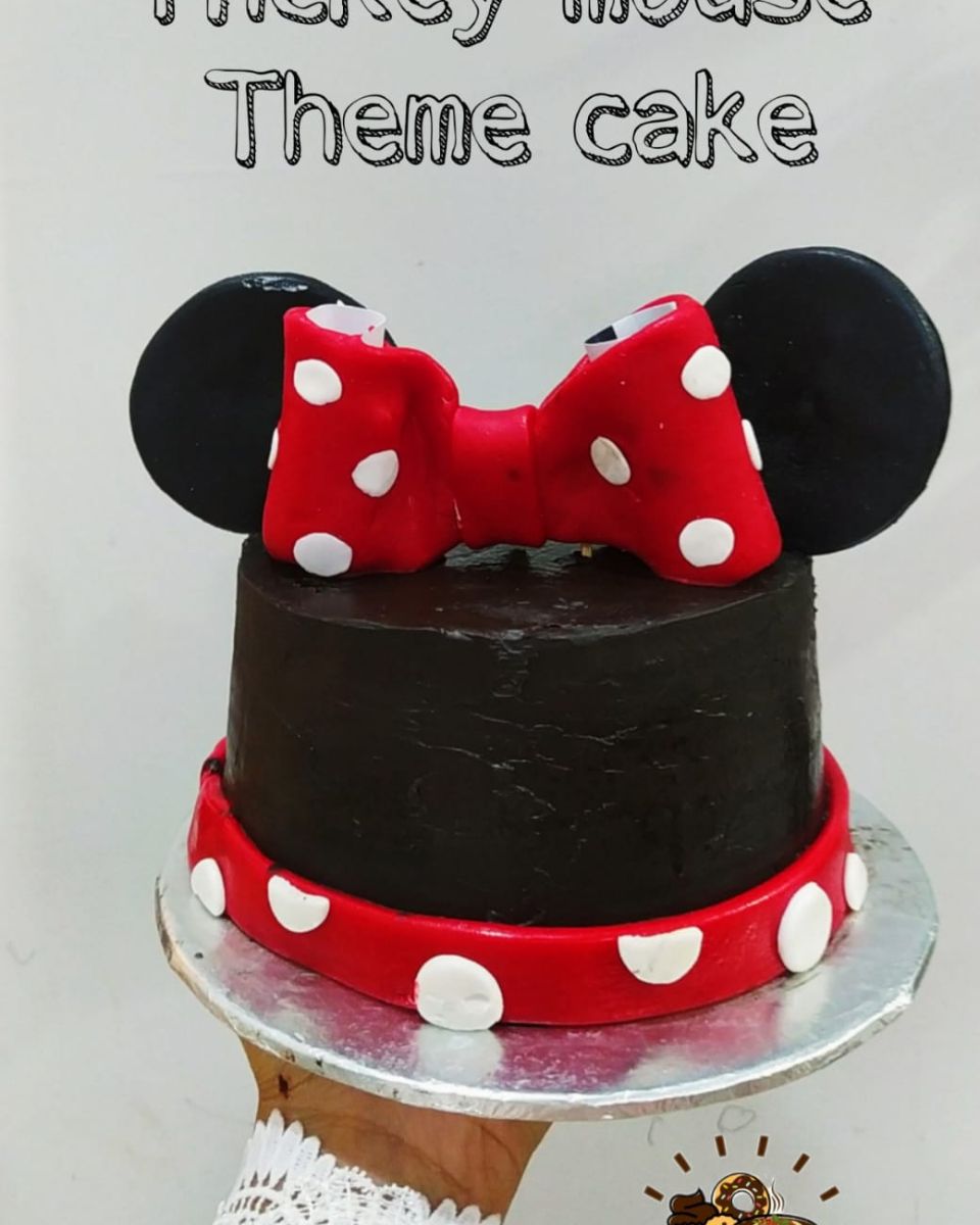 Mickey Mouse Theme Cake