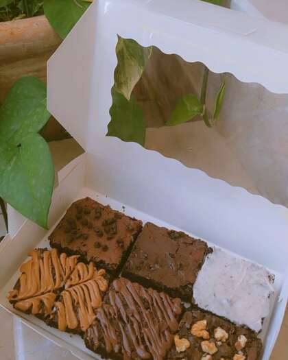 6 Standard Size Assorted Brownies