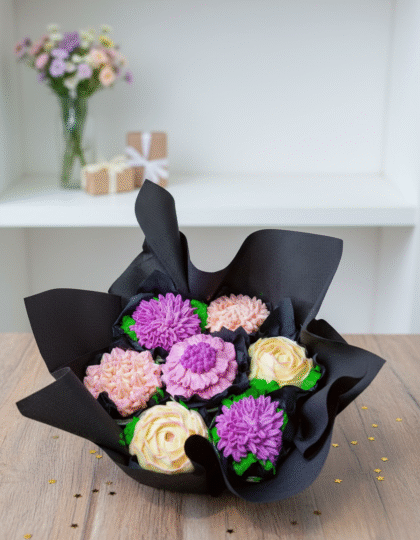 Cupcakes bouquet of 7 Cupcakes