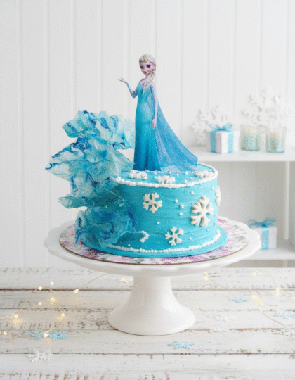Elsa’s Frozen Fantasy Cake