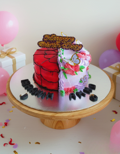 Double Theme Cake