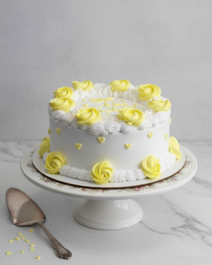 Bakery Style Floral Cake